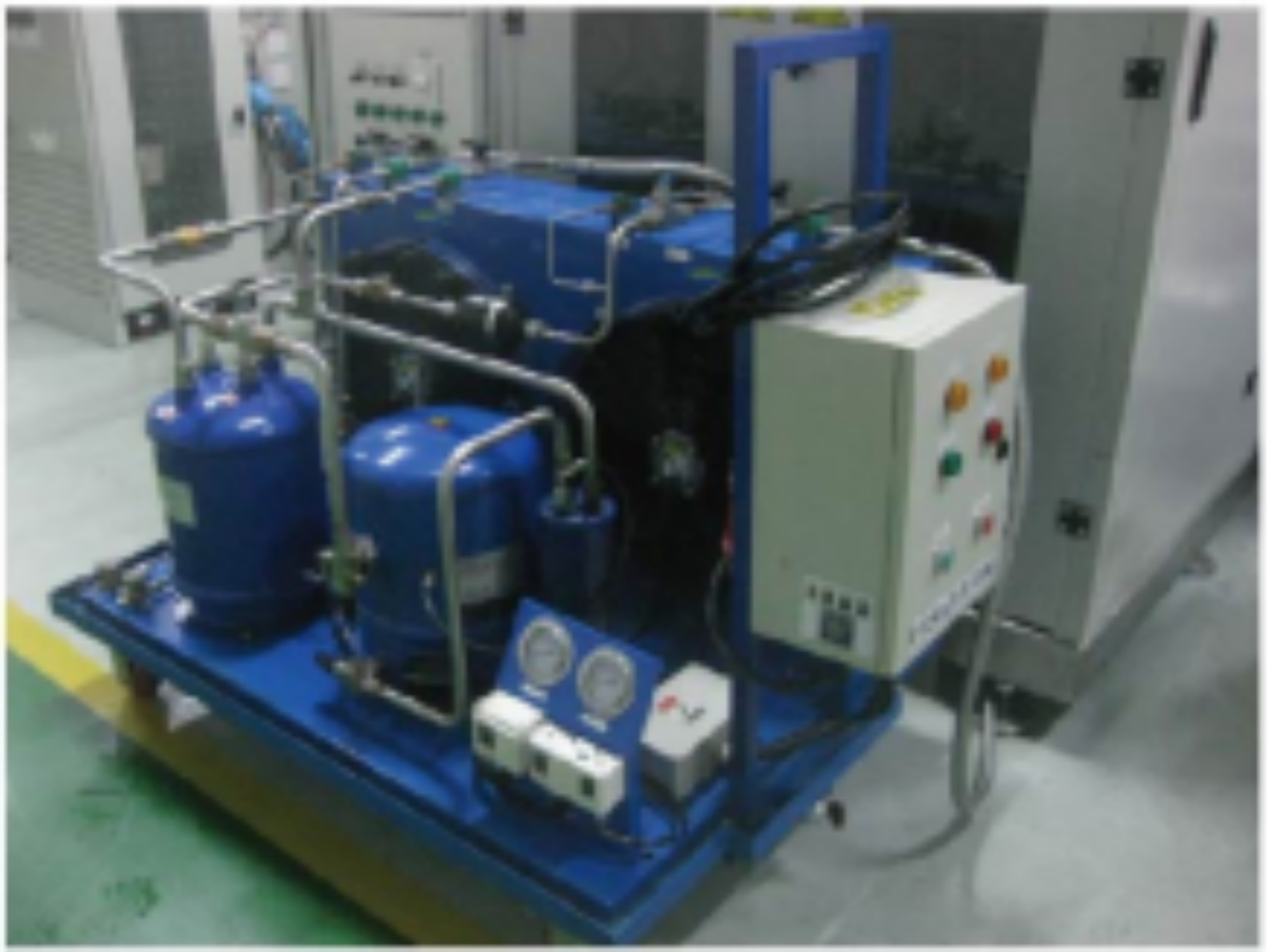 Refrigerant recovery machine
